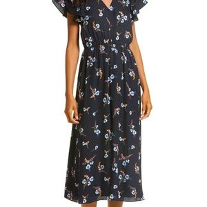 Rebecca Taylor Women's Natalie Fleur Midi Dress